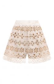 Шорты из хлопка и шелка Elie Saab