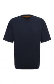 Хлопковая футболка Boss Orange