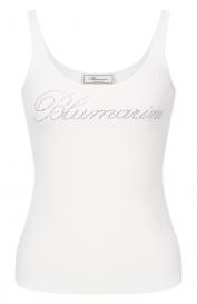 Хлопковая майка Blumarine