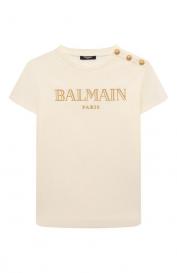 Хлопковая футболка Balmain