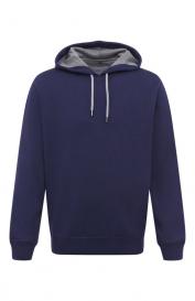 Худи из хлопка и кашемира Brunello Cucinelli