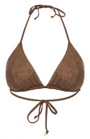 Треугольный бра с отделкой стразами FISICO