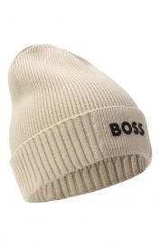 Шапка из хлопка и шерсти BOSS