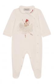 Хлопковый комбинезон Monnalisa