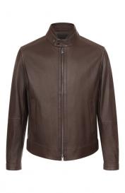 Кожаная куртка BOSS