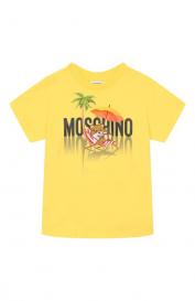 Хлопковая футболка Moschino