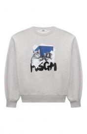 Хлопковый свитшот MSGM Kids