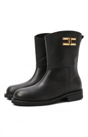 Кожаные полусапоги Elisabetta Franchi la mia bambina