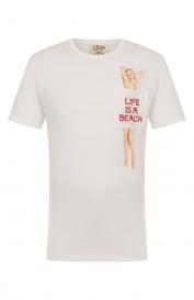 Льняная футболка MC2 Saint Barth