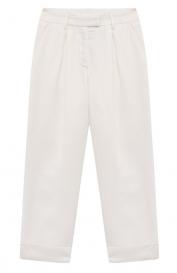 Брюки из лиоцелла и льна Eleventy