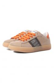 Замшевые кеды Dirk Bikkembergs