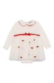 Хлопковое боди Monnalisa