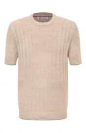 Джемпер изо льна и хлопка Brunello Cucinelli