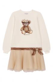 Хлопковое платье Monnalisa