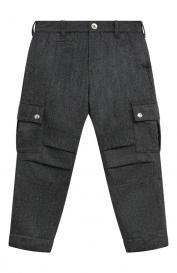 Утепленные брюки из шерсти Brunello Cucinelli