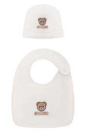 Комплект из шапки и нагрудника Moschino