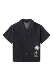 Джинсовая рубашка N21