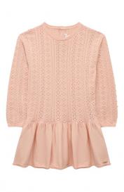 Платье из хлопка и шерсти Chloe