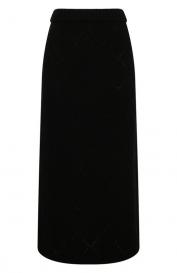 Юбка из шерсти и кашемира Elie Saab