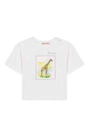 Хлопковая футболка Marni