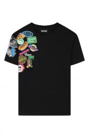 Хлопковая футболка BARROW