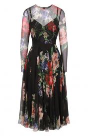 Шелковое платье Dolce&Gabbana