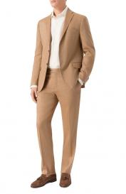 Костюм изо льна и шерсти Corneliani