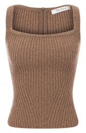 Топ из шерсти и кашемира Max Mara
