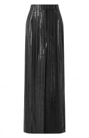 Шерстяная юбка с отделкой пайетками Brunello Cucinelli