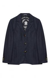 Пиджак из шерсти и льна Brunello Cucinelli