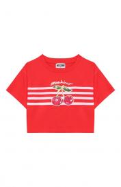 Хлопковая футболка Moschino