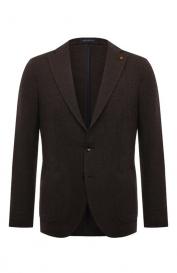 Пиджак из шерсти и хлопка Sartoria Latorre