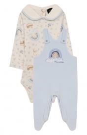 Комплект из комбинезона и боди Monnalisa