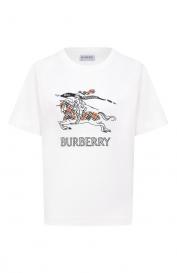 Хлопковая футболка Burberry