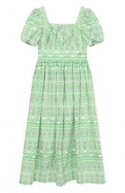 Хлопковое платье ELIE SAAB JUNIOR