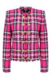 Жакет из хлопка и шерсти Balmain