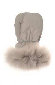 Пуховые варежки Yves Salomon Enfant