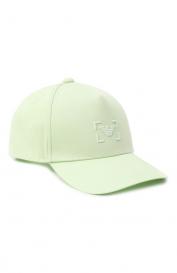 Хлопковая бейсболка Emporio Armani