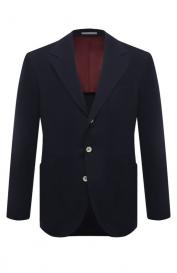 Хлопковый пиджак Brunello Cucinelli