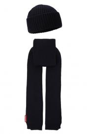 Шерстяной комплект из шапки и шарфа DSquared2