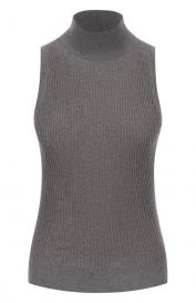 Топ из шелка и шерсти Max Mara Studio