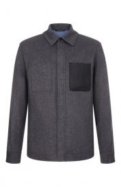 Куртка-рубашка из шерсти и шелка Zilli