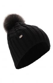 Шерстяная шапка Mona с отделкой из соболя Black Sable