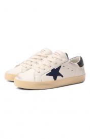 Кожаные кеды Super-Star GOLDEN GOOSE DELUXE BRAND