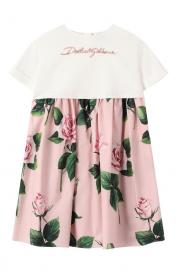 Хлопковое платье Dolce&Gabbana