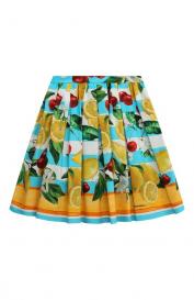 Хлопковая юбка Dolce&Gabbana