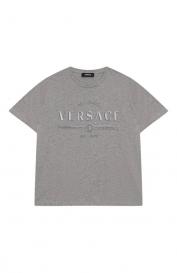 Хлопковая футболка Versace