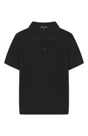 Поло из вискозы Emporio Armani