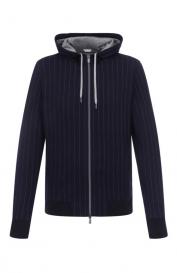 Толстовка из шерсти и хлопка CAPOBIANCO