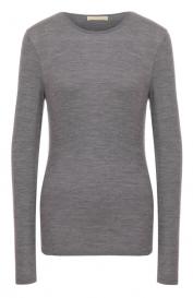 Пуловер из шерсти и шелка 12 STOREEZ